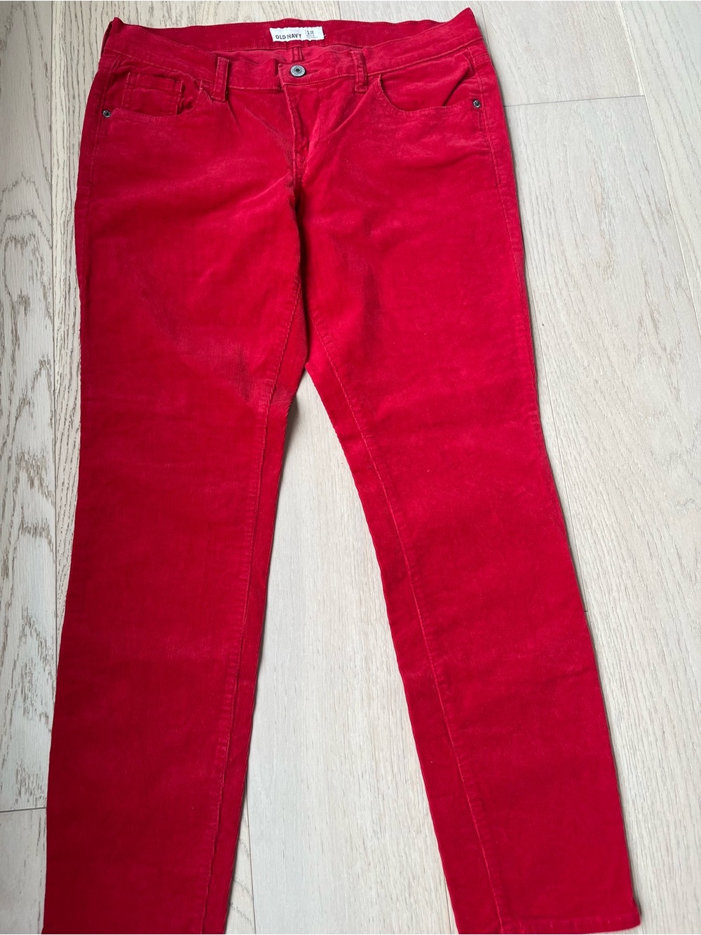 Old Navy Red Skinny Corduroy Jeans - Women's